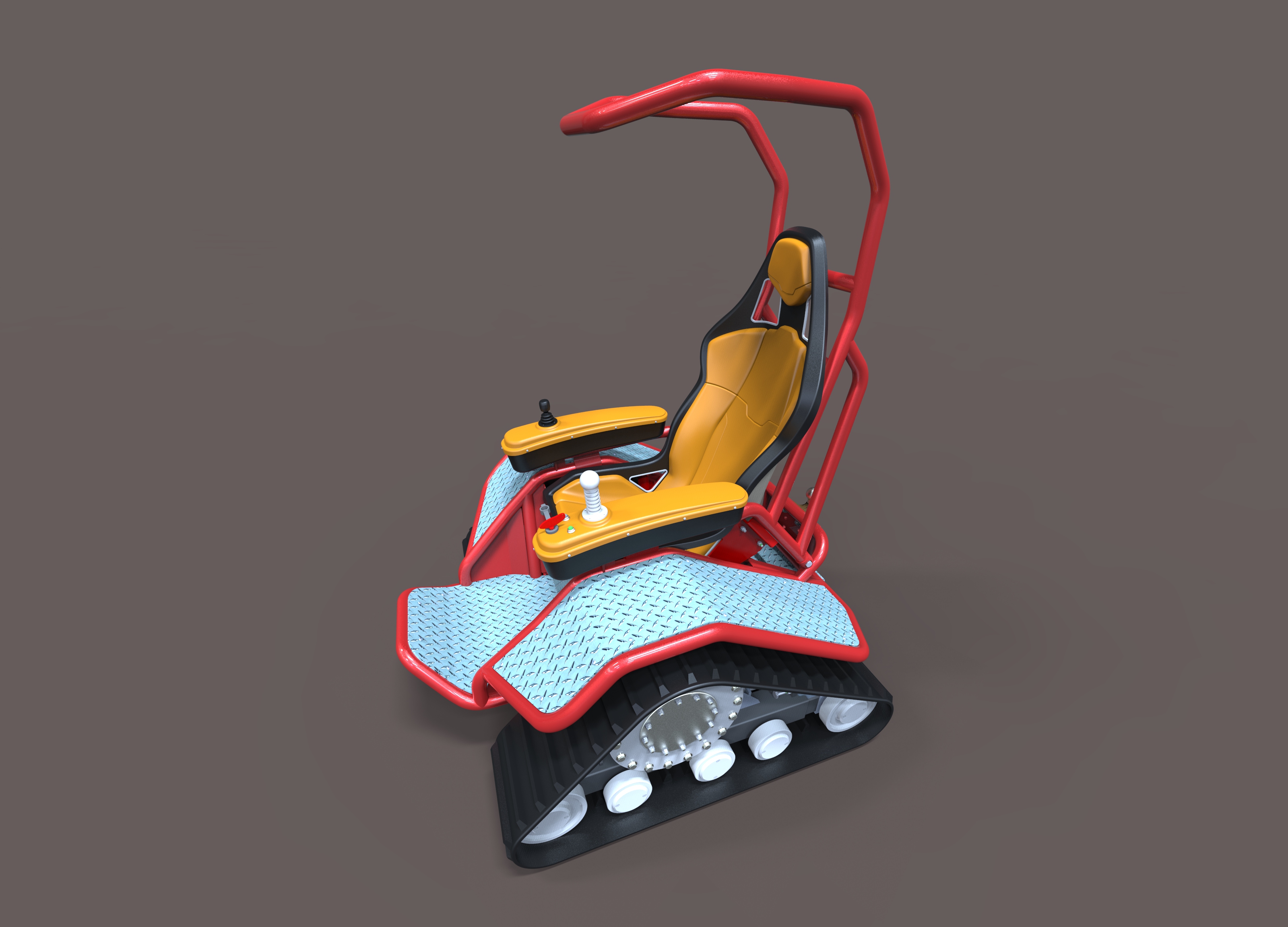 Ziesel全地形三角履带车模型3D图纸 x_t格式